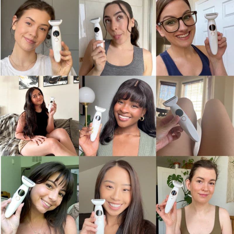 Infographie utilisatrice GlideSmooth 2.0 - 5-en-1 multifonction