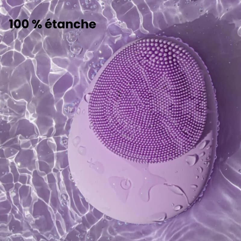 Brosse PureGlow 100% étanche IPX7 - utilisation douche et bain