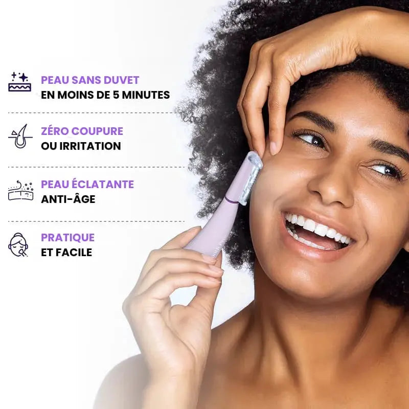 Avis photo cliente satisfaite - Peau éclatante après SonicSmooth Pro+